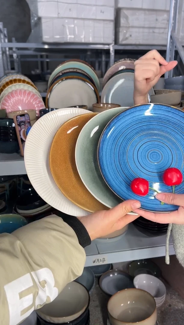 陶瓷外贸尾货瑕疵满20包邮重瑕特价孤品清仓X4小盘