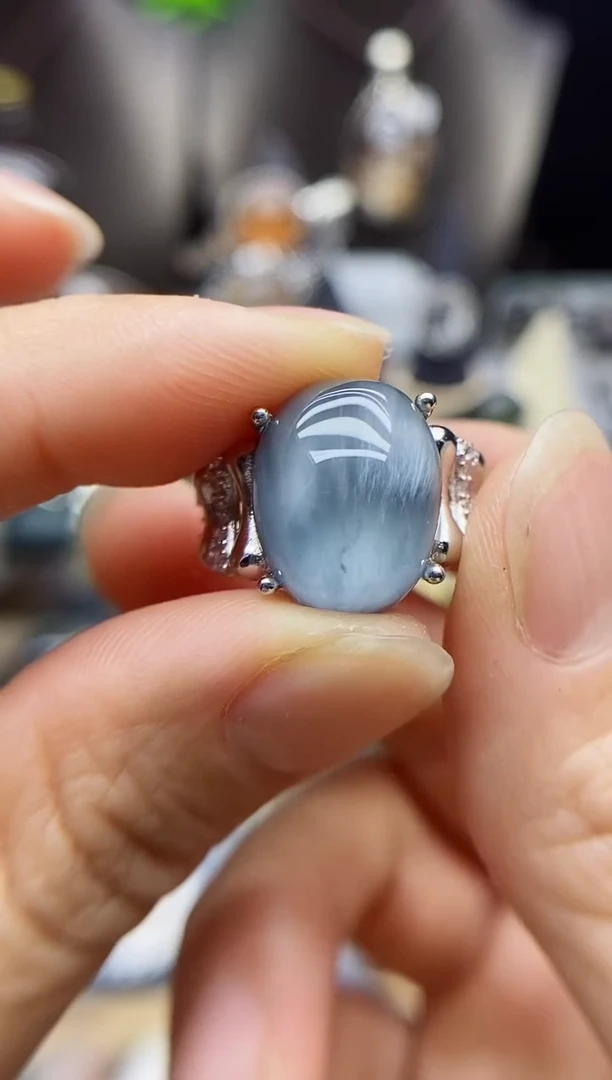 银S925镶嵌珠宝半成品水晶定制定制