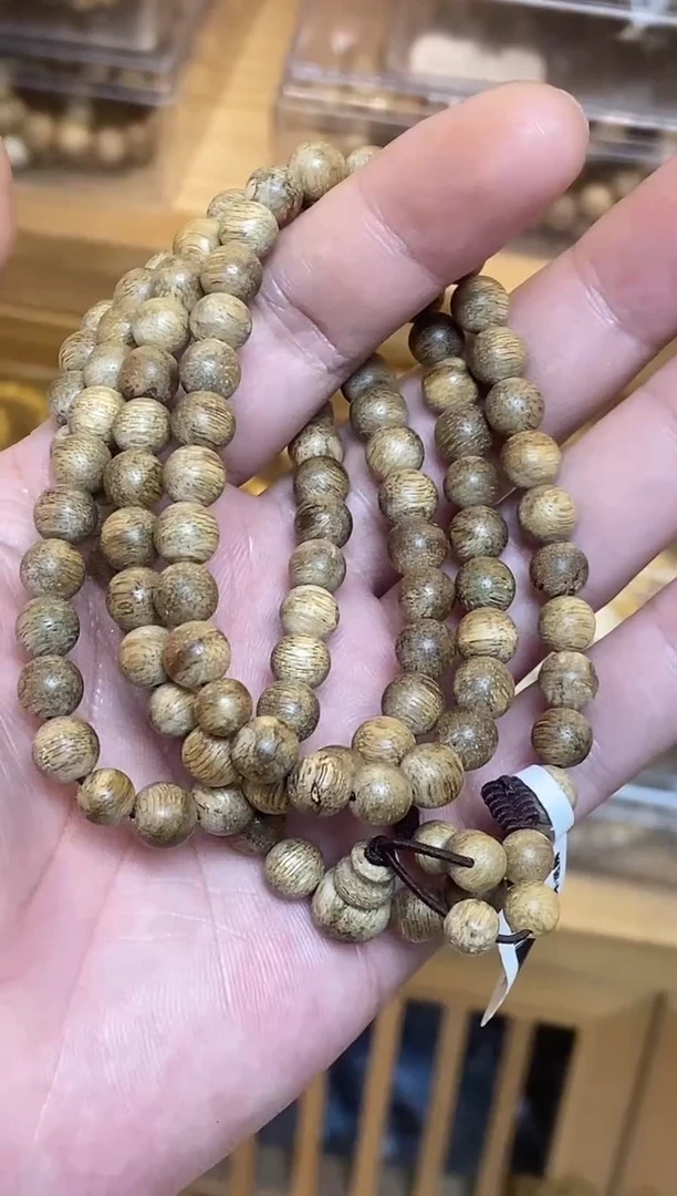 沉香手串达拉干圆珠长串0.7鹧鸪斑多样性发其一