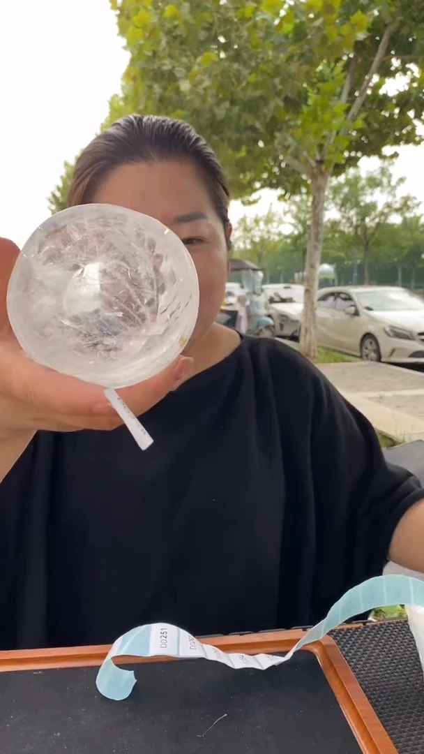 未镶嵌珠宝半成品水晶小*儿白水晶碗D248