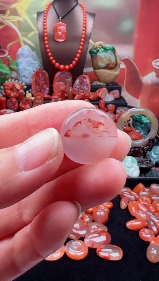 未镶嵌吊坠南红玛瑙19mm