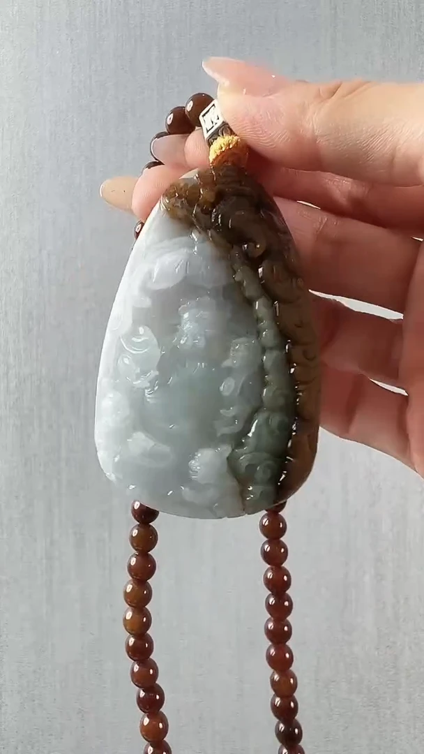 颈饰未镶嵌翡翠财神