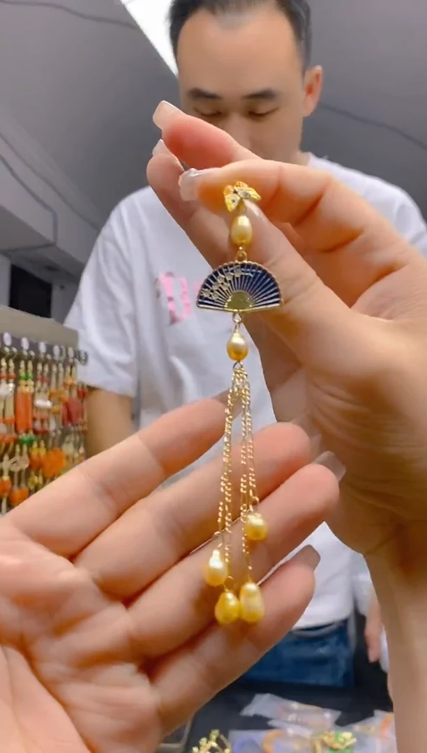 【闪购商品】淡水珍珠耳饰合金72珍珠耳饰