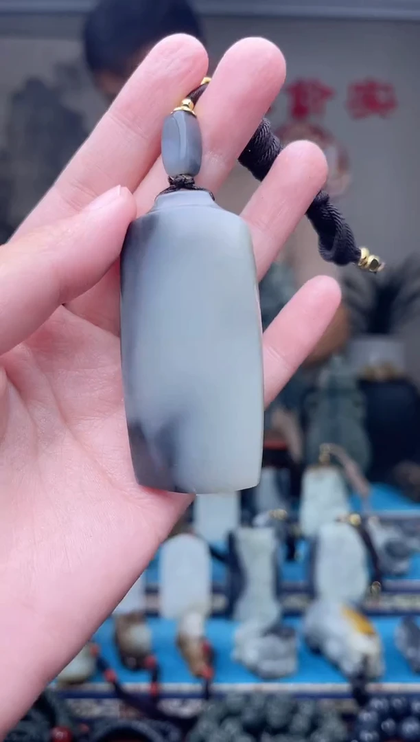 和田玉未镶嵌挂件1