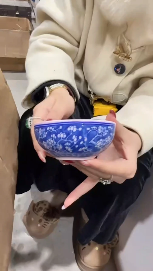 杯子陶瓷红稀冰梅普洱杯+礼盒