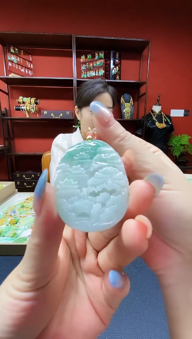 颈饰未镶嵌翡翠翡翠吊坠