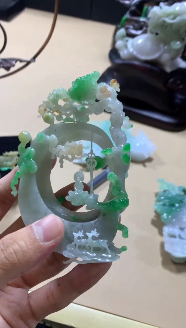 【闪购商品】翡翠摆件未镶嵌翡翠摆件