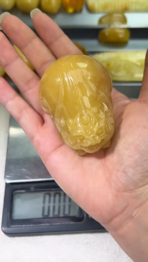 裸石琥珀未镶嵌琥珀蜜蜡吊坠