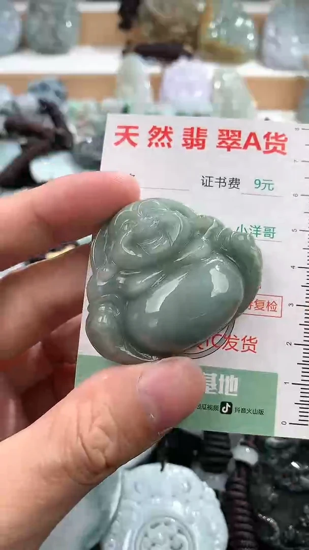 翡翠未镶嵌吊坠(不含链)1