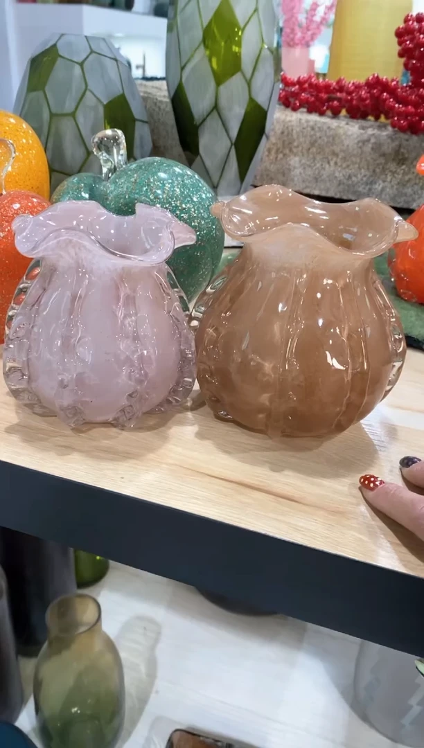 【闪购商品】琉璃慕忆家花瓶一对