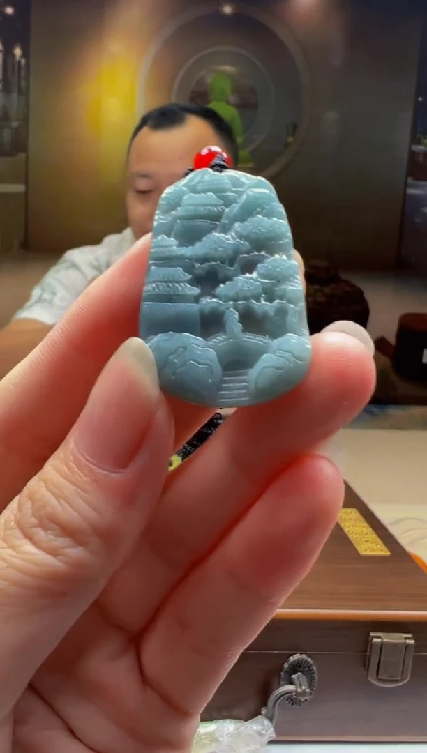 翡翠未镶嵌颈饰YY2025-8-19-42