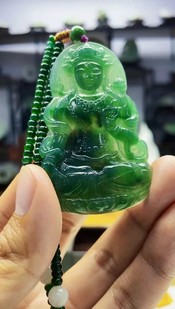 【闪购商品】定制翡翠未镶嵌毛货02110106多样性发其一