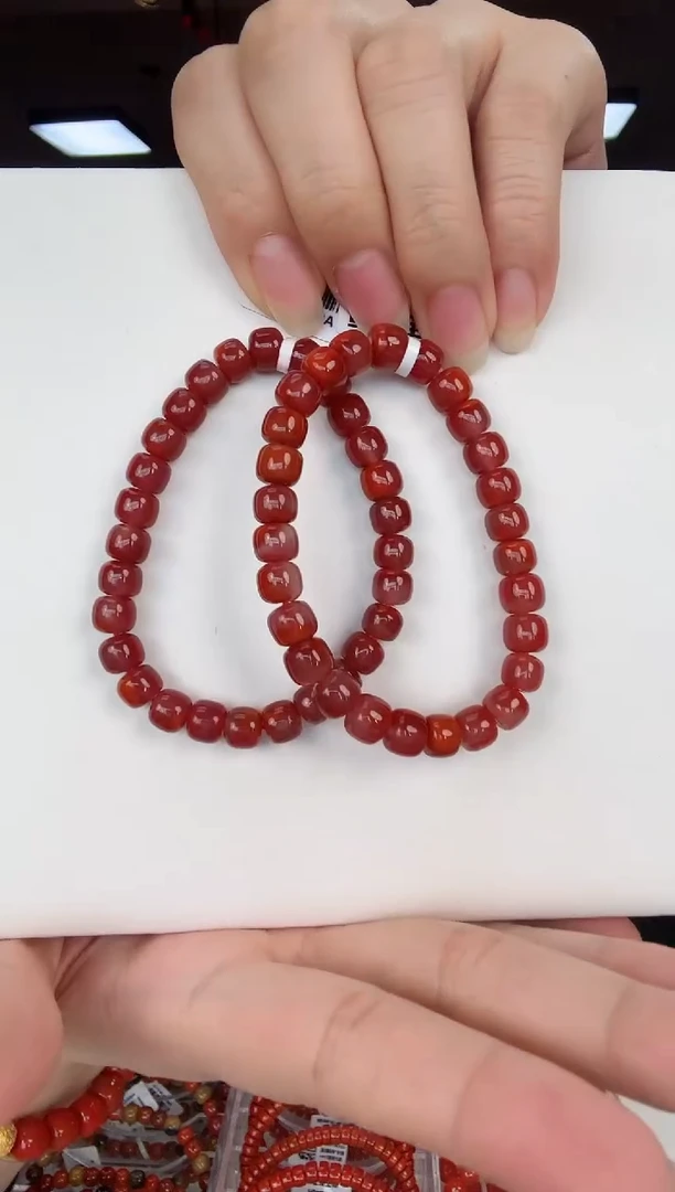 【闪购商品】南红玛瑙瓦西老型单圈7+未镶嵌（多样式发其一）