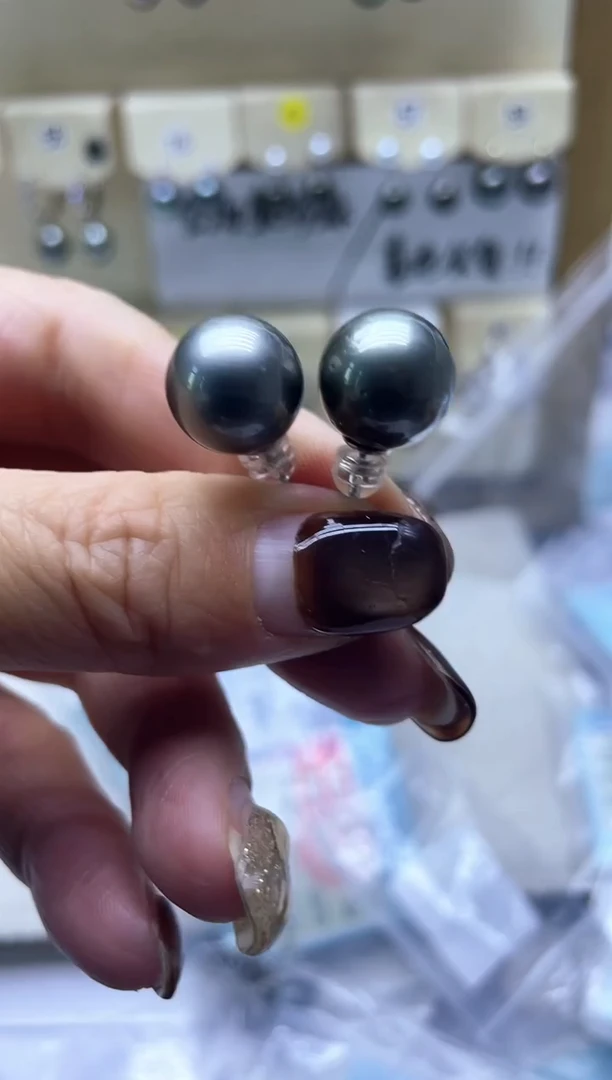 【闪购商品】海水珍珠耳饰银S925镶嵌2