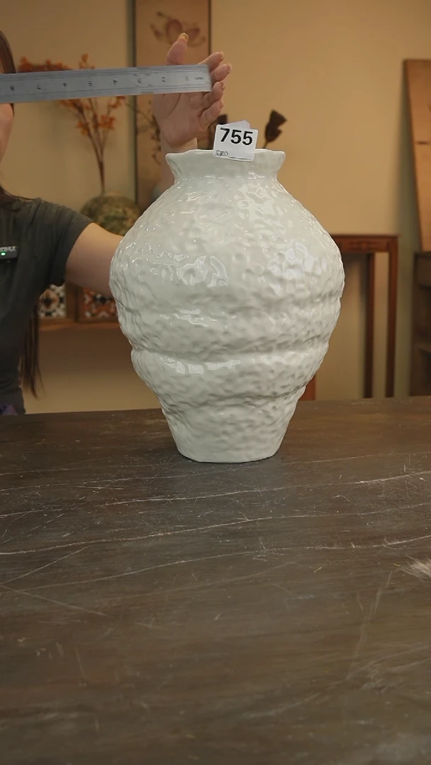 景德镇陶瓷花瓶高32口径12公分