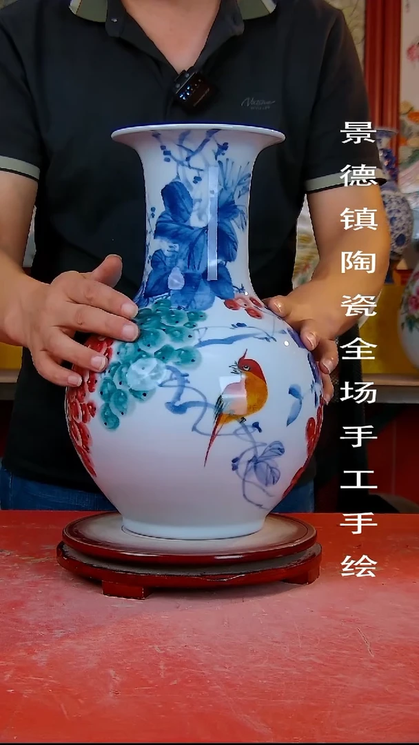 摆件景德镇陶瓷 全场手工手绘