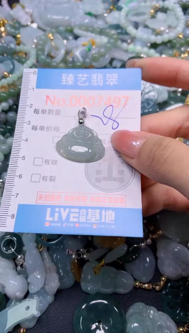 颈饰未镶嵌翡翠7497