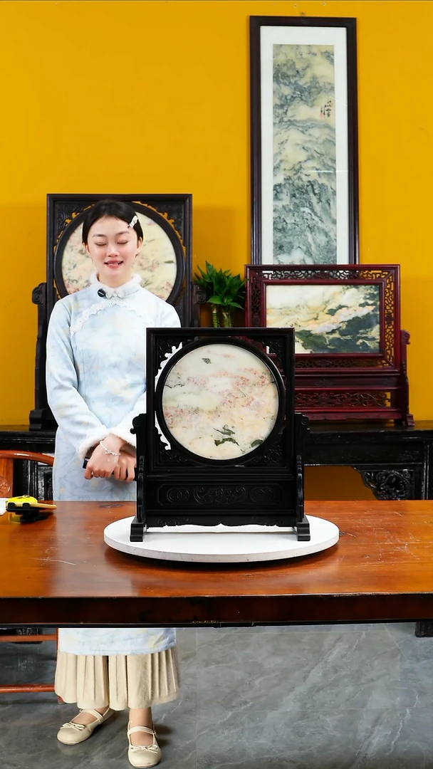 石材天然大理石画摆件