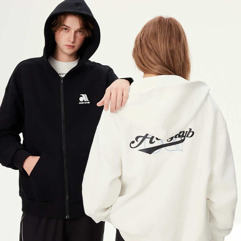 YKYB2025春季新款LOGO叠加卫衣开衫外套Y51NWY036