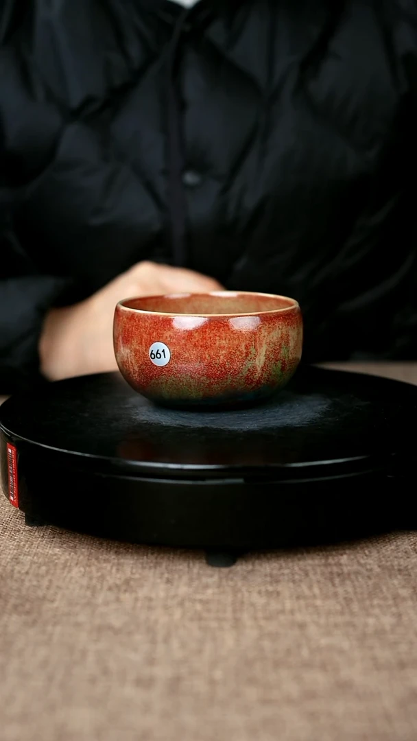 其他661#盼龙窑一级品原矿钧瓷禅定杯