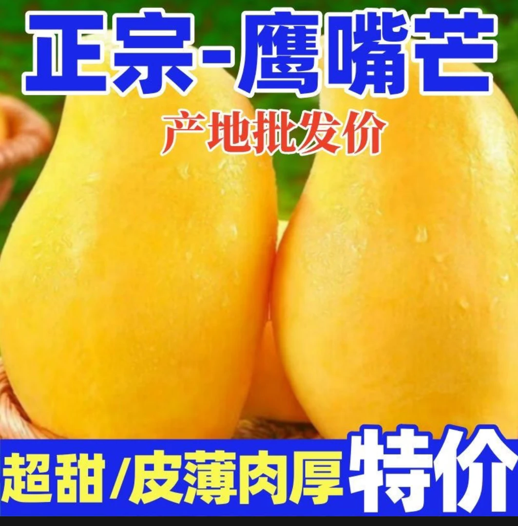 云南鹰嘴芒新鲜现摘当季热带水果