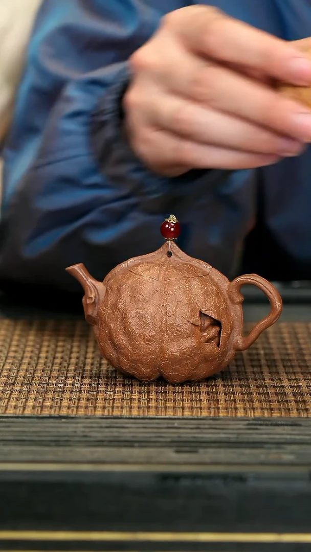 【闪购商品】紫砂茶壶WXT14核桃壶 段泥