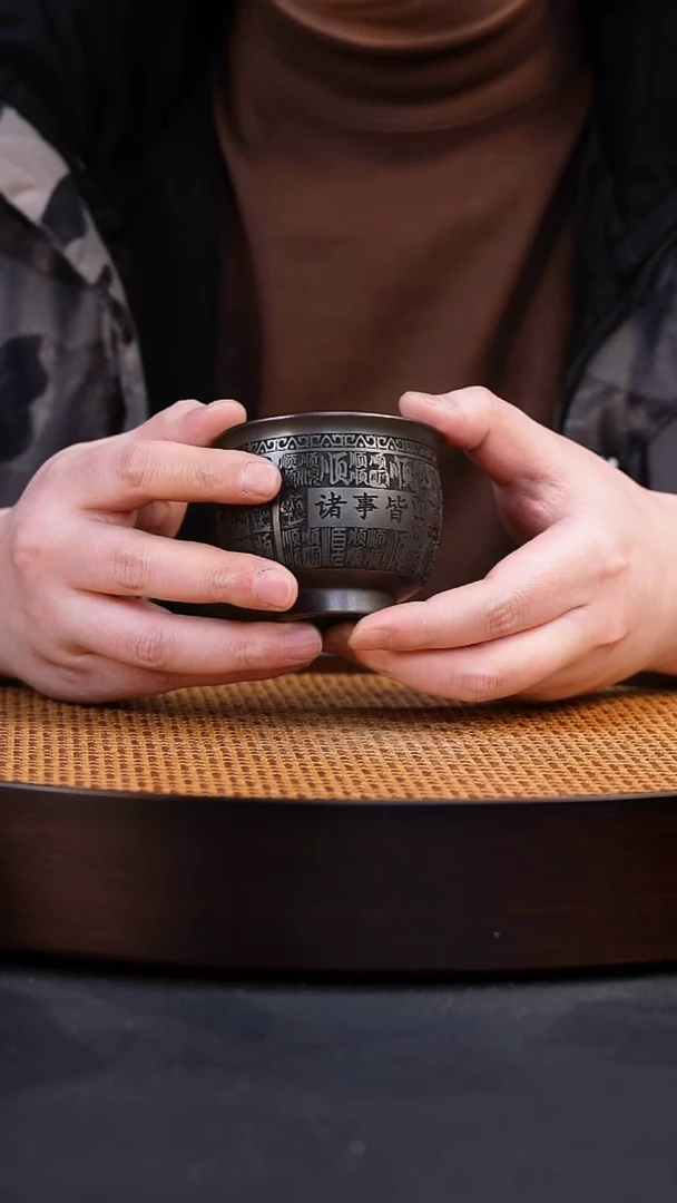 茶杯紫砂宜兴全手工紫砂杯