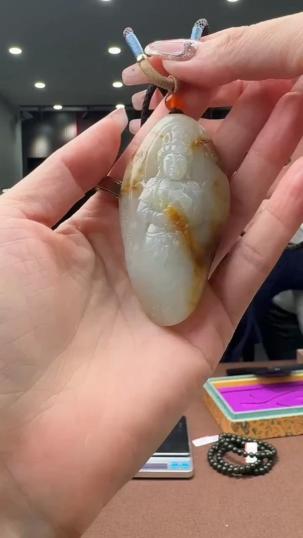 颈饰未镶嵌和田玉工厂清货，不退不换