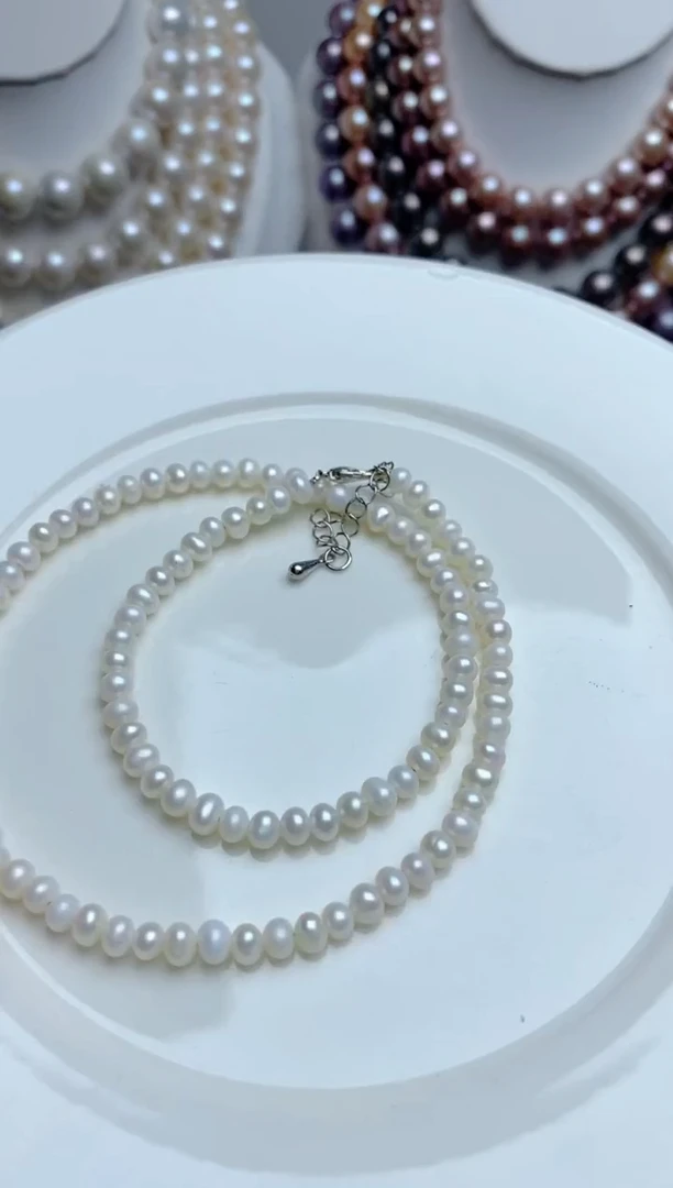 淡水珍珠未镶嵌颈饰2116