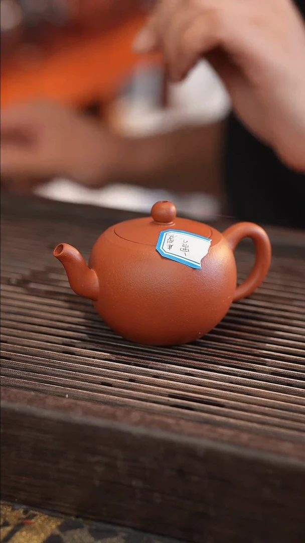 茶壶紫砂原矿手工制作全手 宽口 底裂 一粒珠