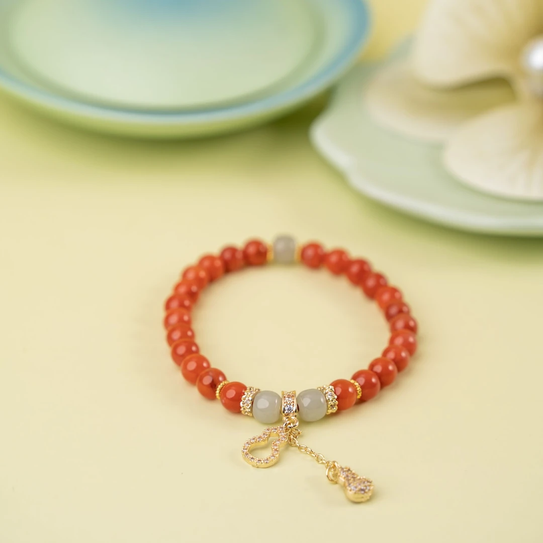 福至心灵南红手串