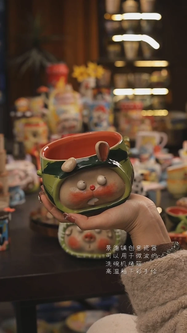 景德镇釉下彩绘设计师款式陶瓷