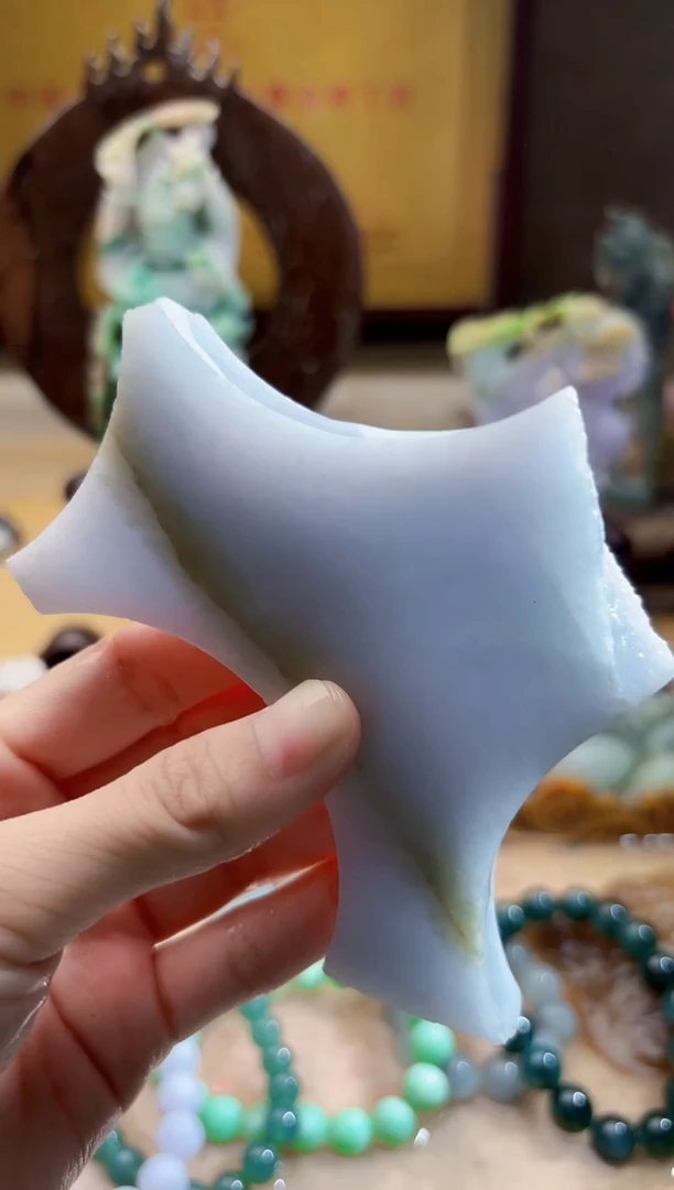 未镶嵌挂件翡翠A货柠优5857