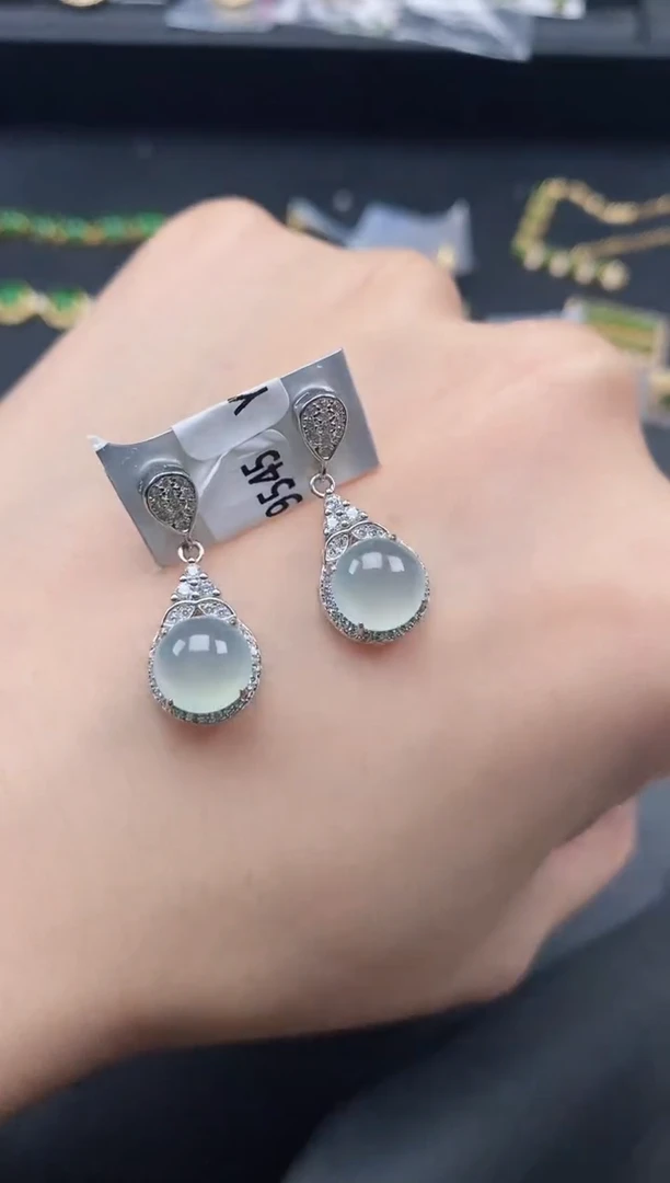 翡翠戒指银S925镶嵌51151