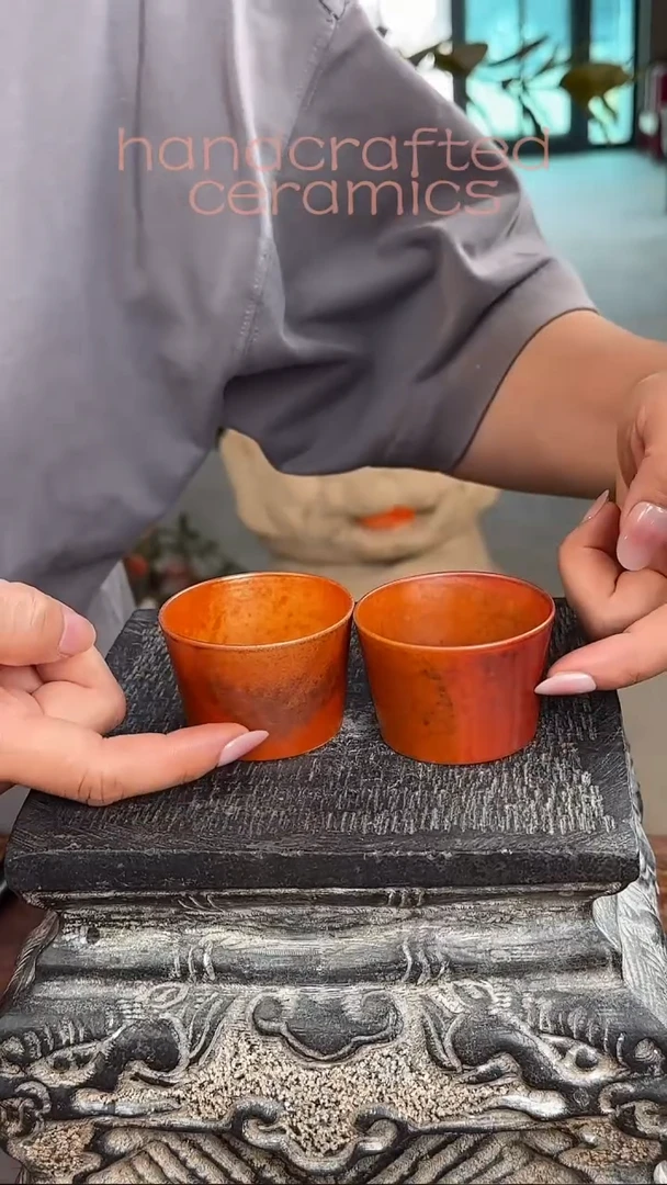 锦*儿金柴烧手工小杯