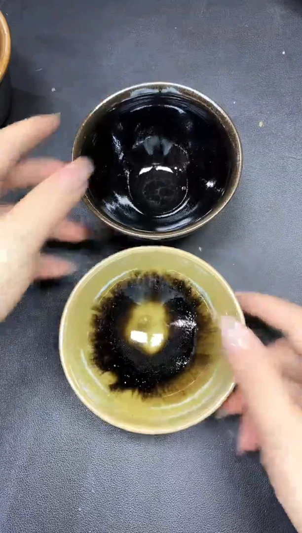 茶盏170两只微瑕