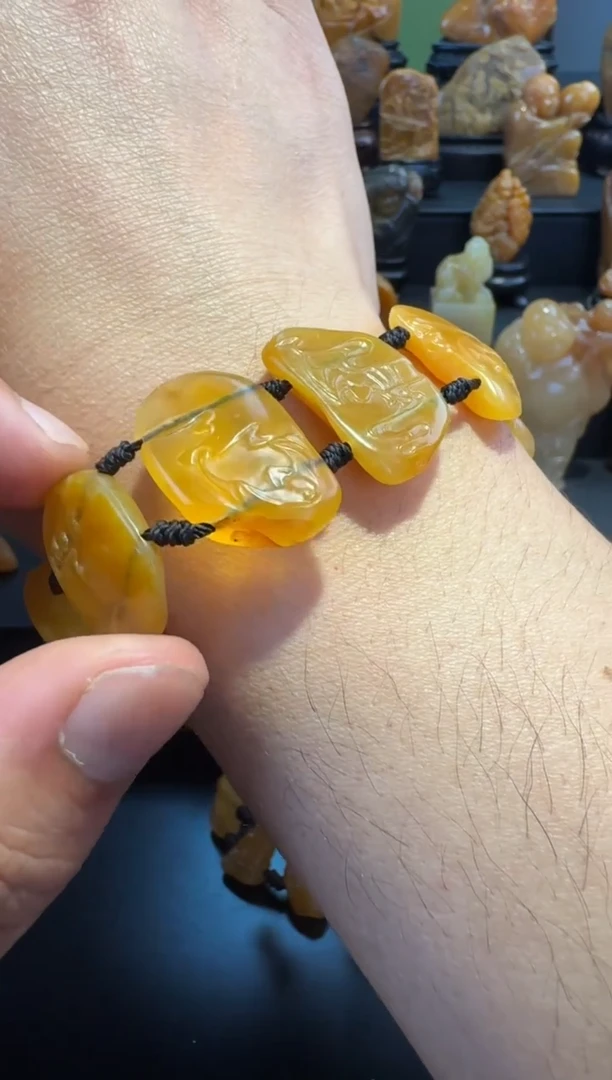 田黄石半知田黄直播间