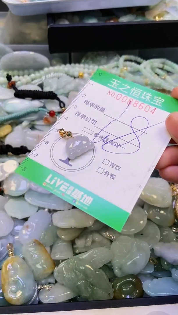 翡翠未镶嵌颈饰闪购0088604