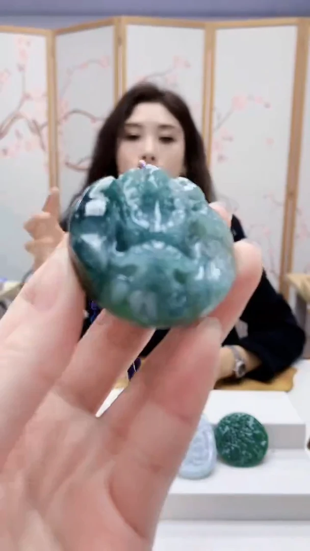 未镶嵌定制翡翠4829ry-毛货挂件20