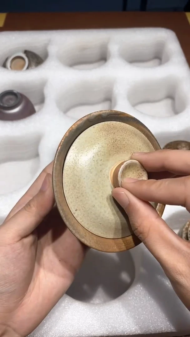 奢瓷/瑞寅柴烧茶器（盖碗）702