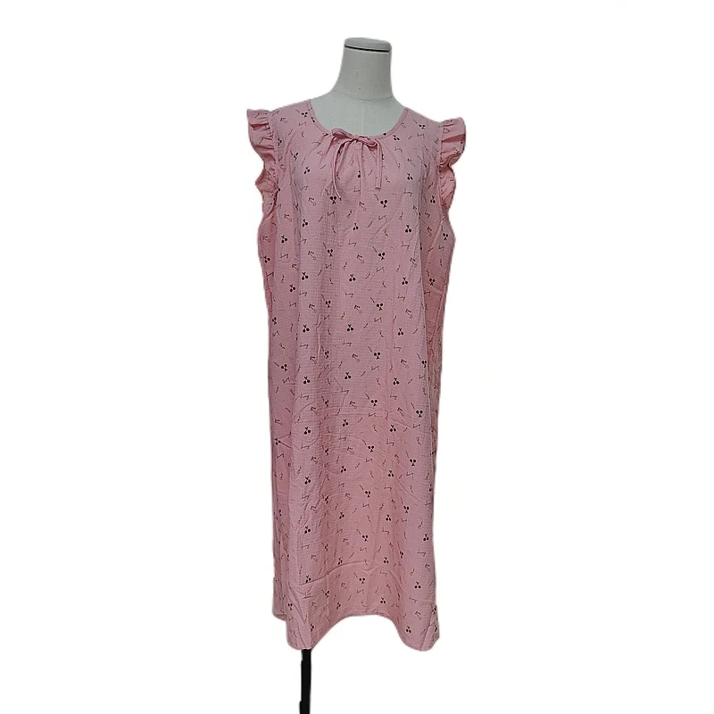 夏季居家连衣裙-无袖-柔软亲肤居家服女装睡裙