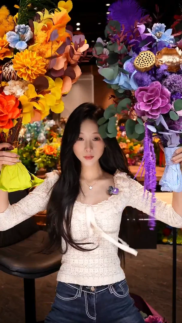 琉璃瓶手工花器花束空运包邮送货上门-以图片为准