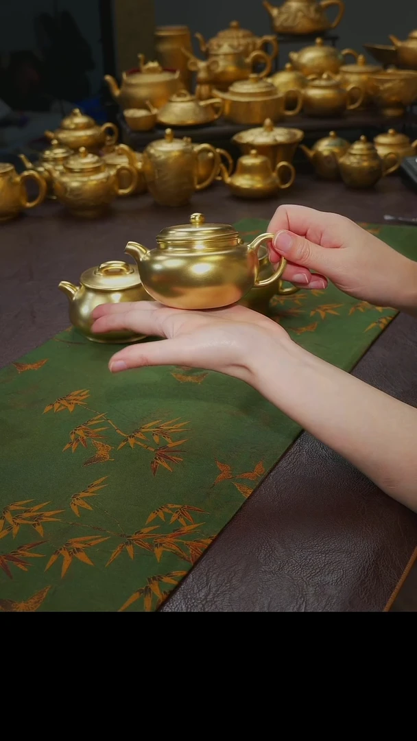 茶杯紫砂空***4【宜景窑系列】金壶4