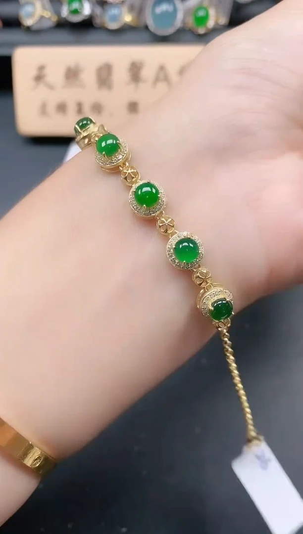 银S925镶嵌戒指翡翠11