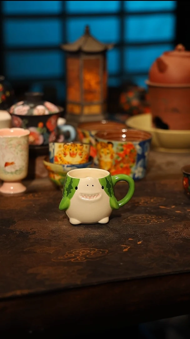 陶瓷景德镇高温釉下彩手工手绘款式