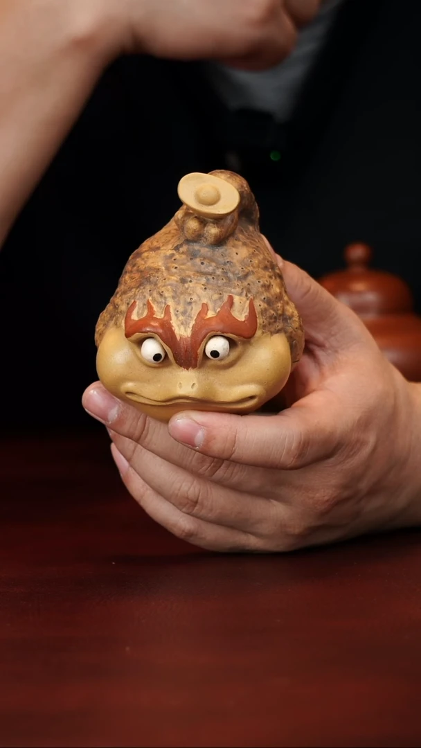 茶壶紫砂原矿高端紫砂--金蟾