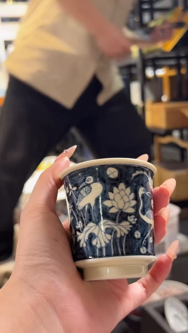 瓷片景德镇瓷器茶器茶杯