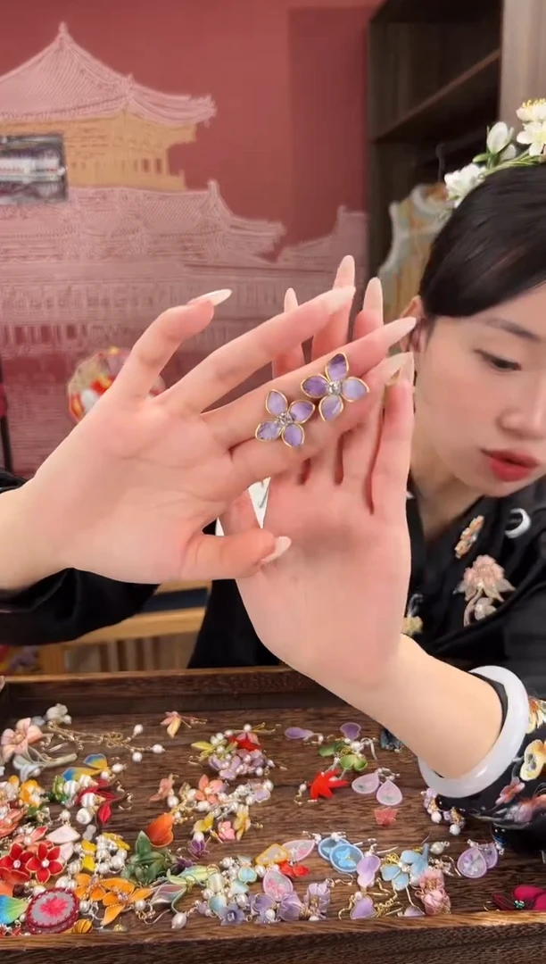 【闪购商品】刺绣苏绣世家非遗手工（耳环）