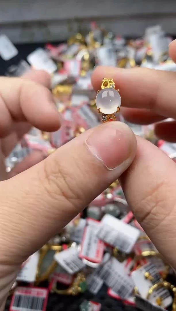 【闪购商品】翡翠戒指银S925镶嵌11111---8