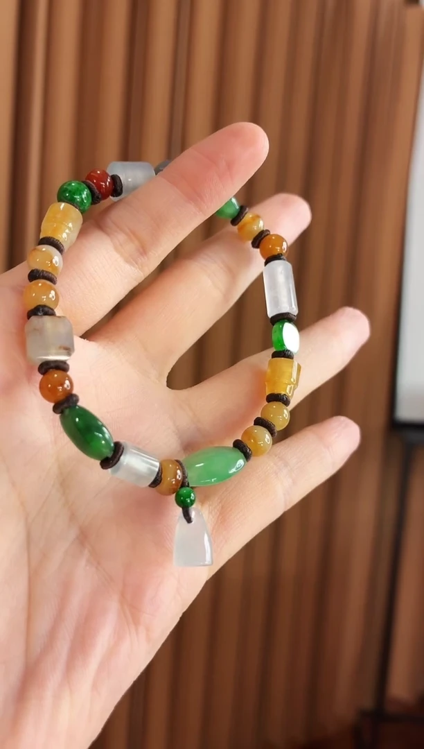 未镶嵌手链翡翠手串